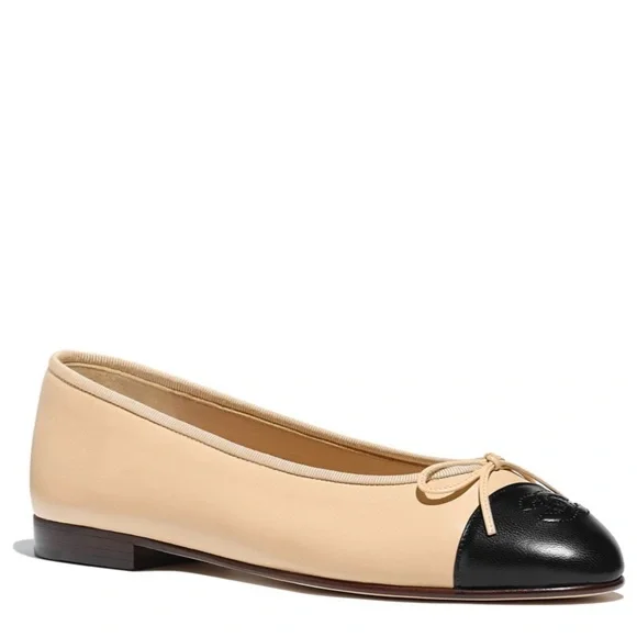Chanel Cream Ballet Flats - Picture 2 of 6